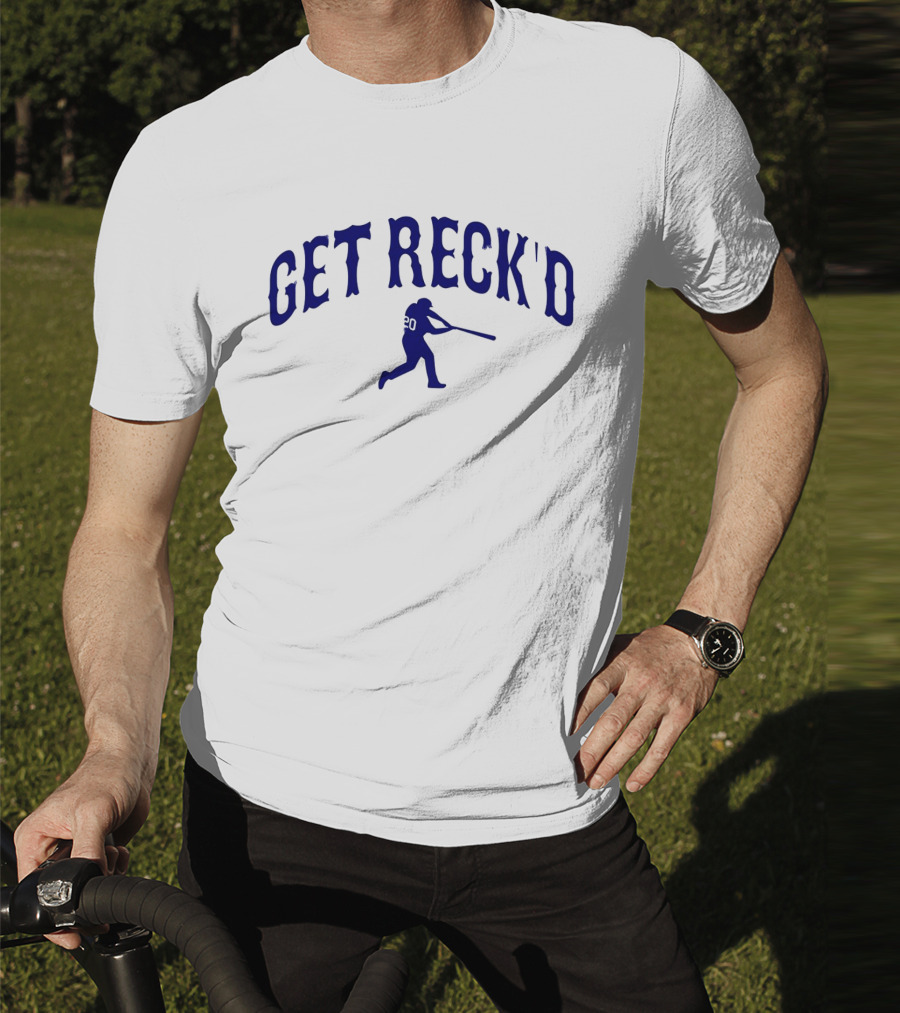 Get Reck'd Baseball 20 Autograph Player Swing T-Shirt