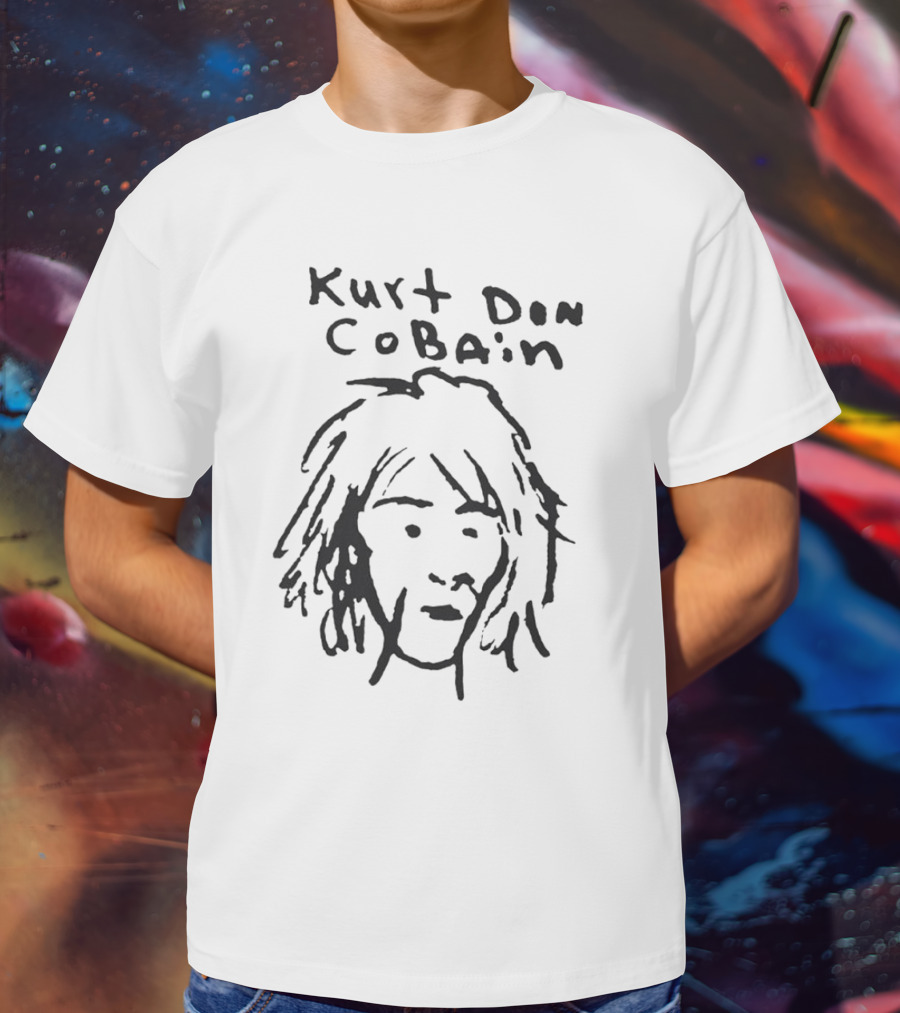 Kurt Don Cobain Draw T-Shirt