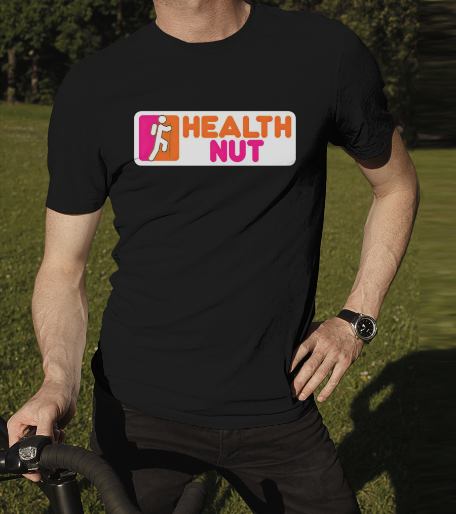 Health Nut Dunkin’ Donuts Logo Mashup T-Shirt