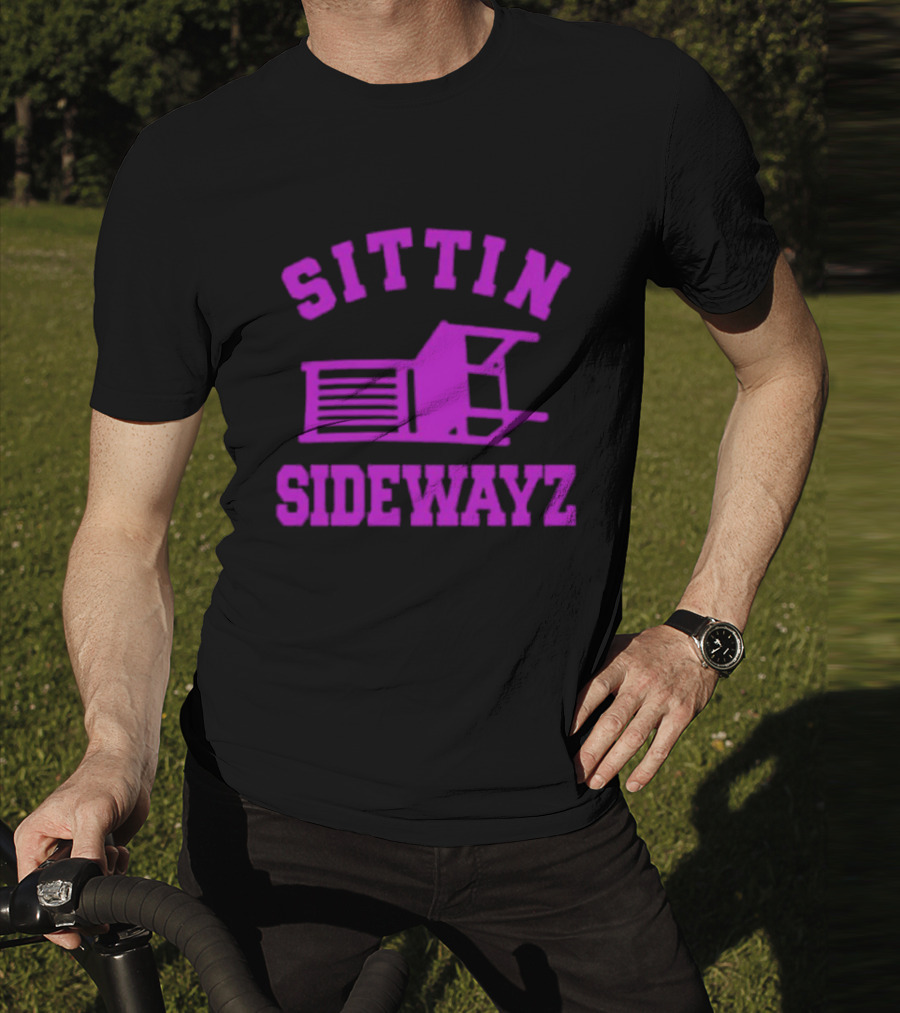 Sittin’ Sidewayz Purple Chair T-Shirt
