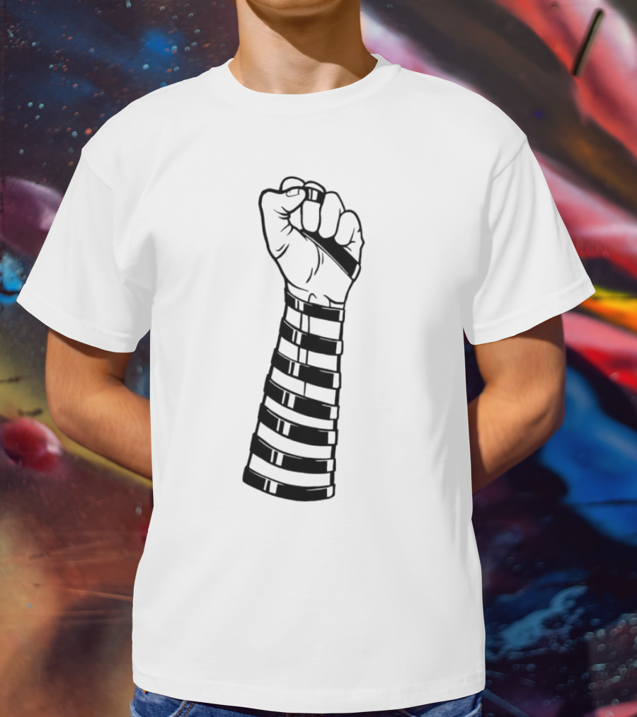 Strapped Fist With Black Bands Iconic T-Shirt