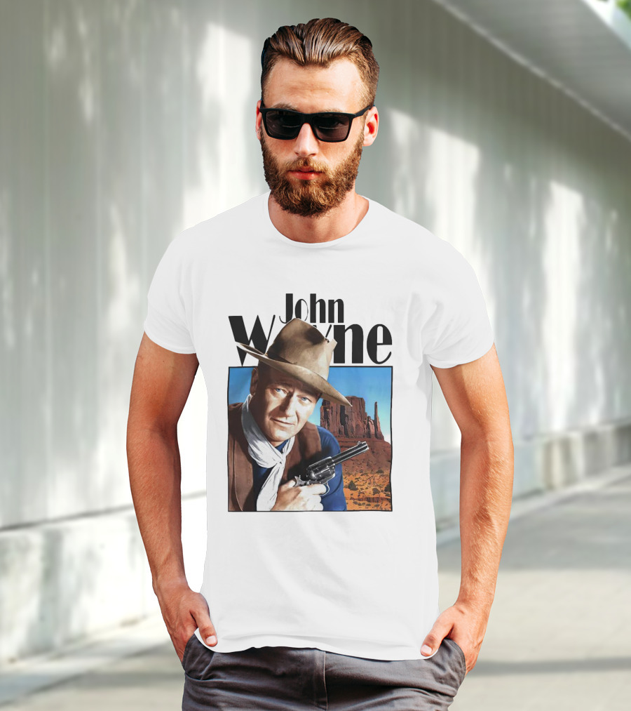 John Wayne Cowboy Western Movie Legend T-Shirt