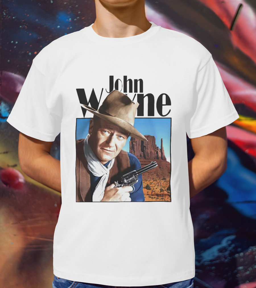 John Wayne Cowboy Western Movie Legend T-Shirt