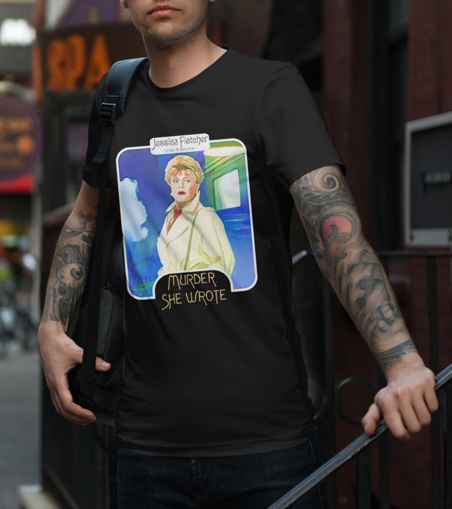 Jessica Fletcher Writer Detective Murder She Wrote T-Shirt
