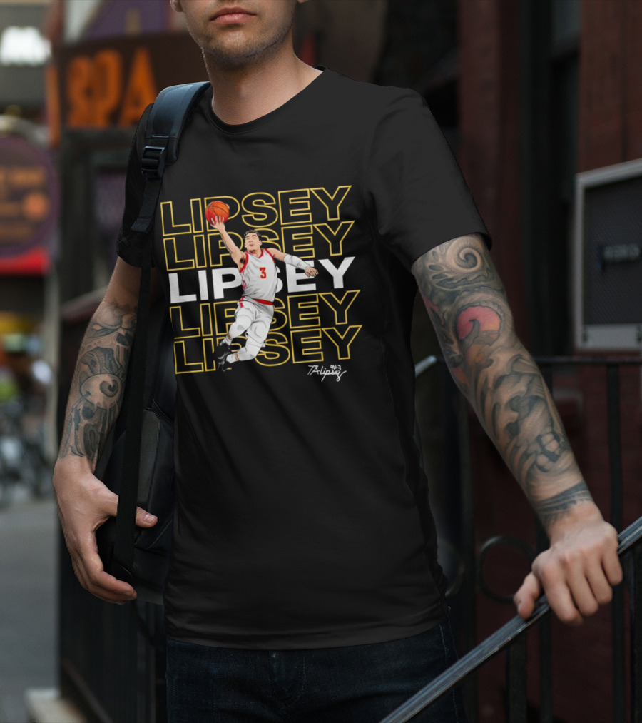 LIPSEY Iowa State Cyclones Men's Basketball Player T-Shirt