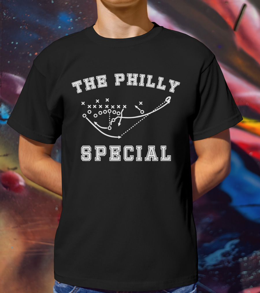 The Philly Special NFL Football Play Diagram T-Shirt