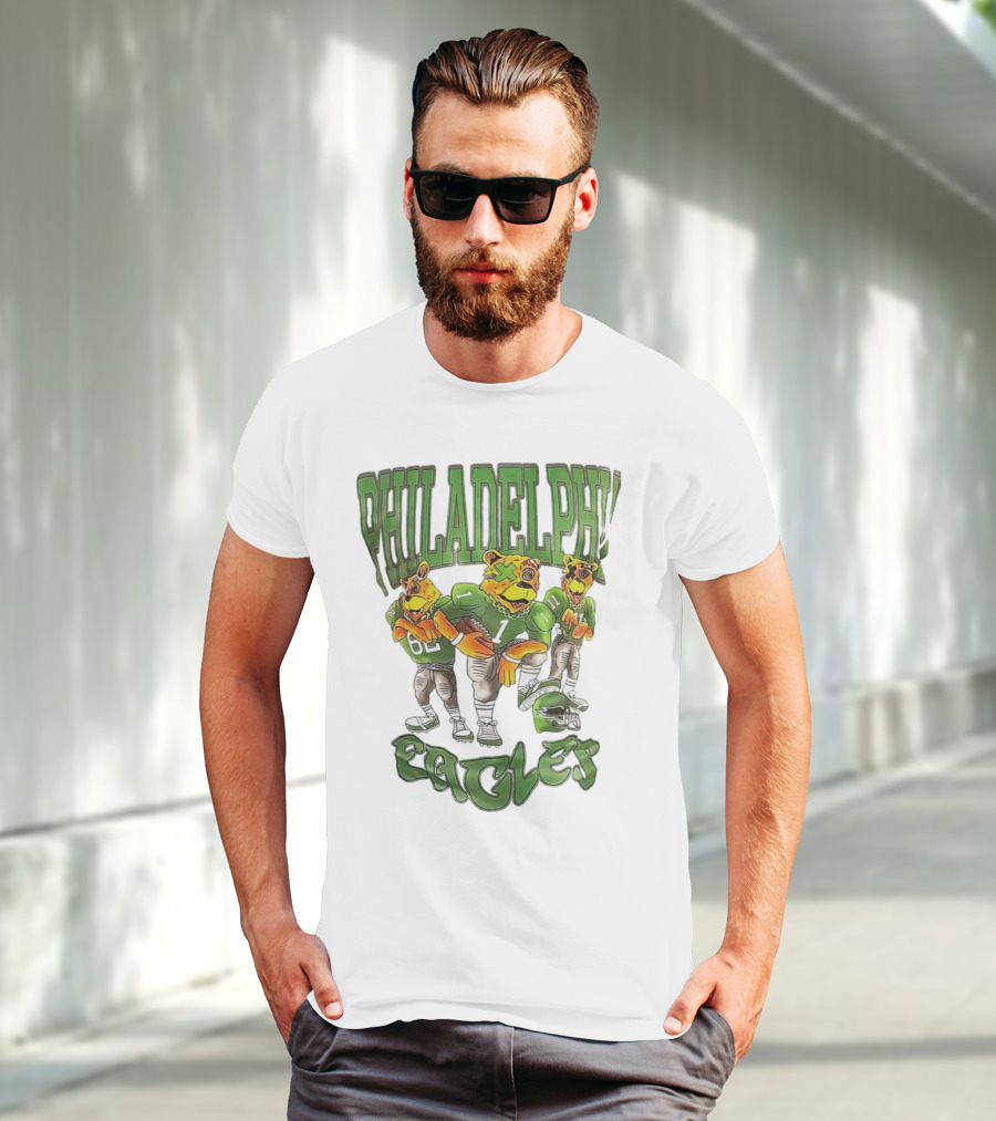 Philadelphia Eagles Bears Football T-Shirt