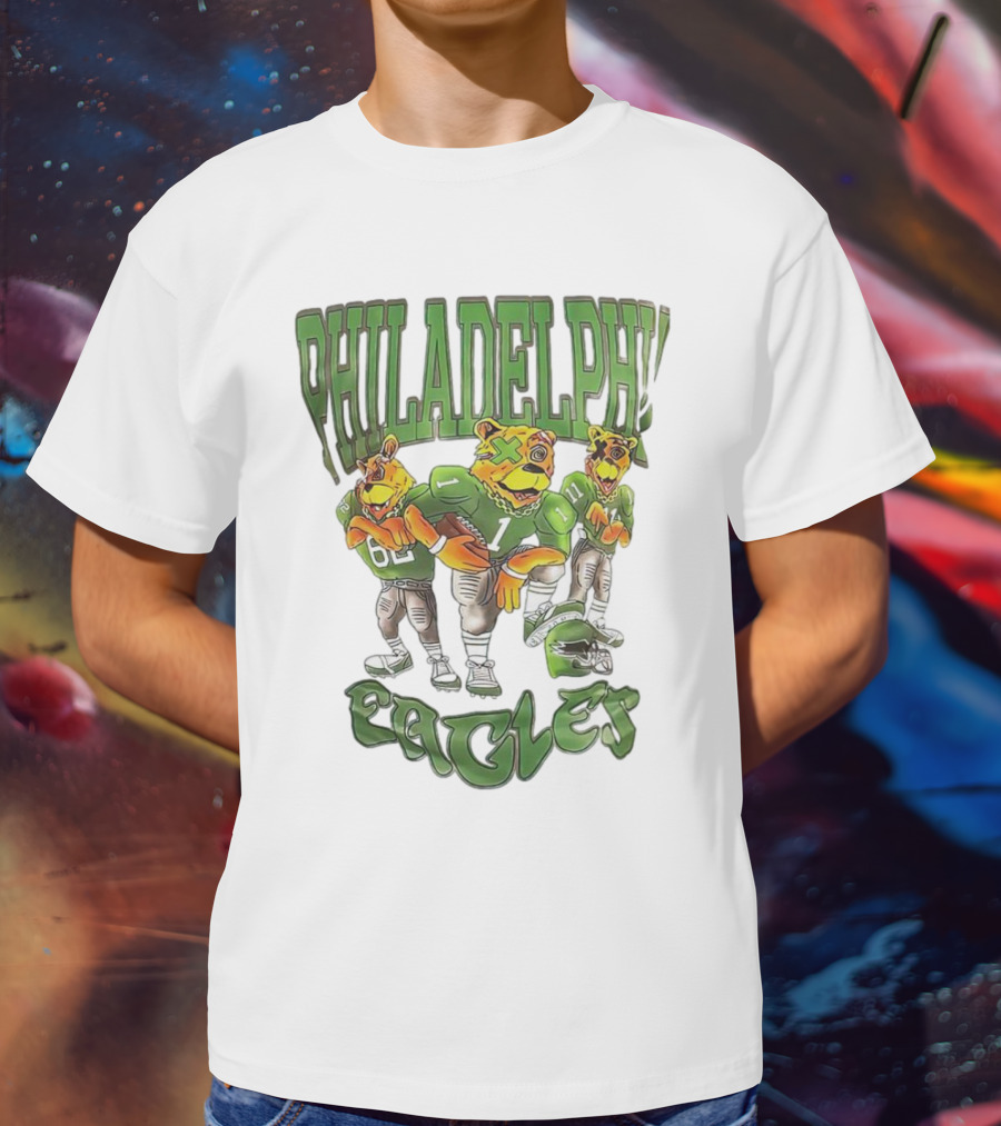 Philadelphia Eagles Bears Football T-Shirt