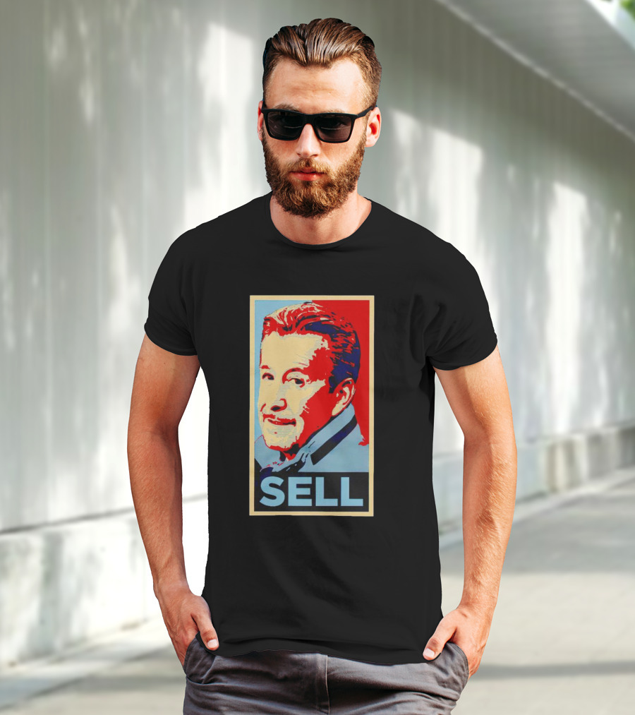 Sell Hope Style Portrait Red Blue Face T-Shirt