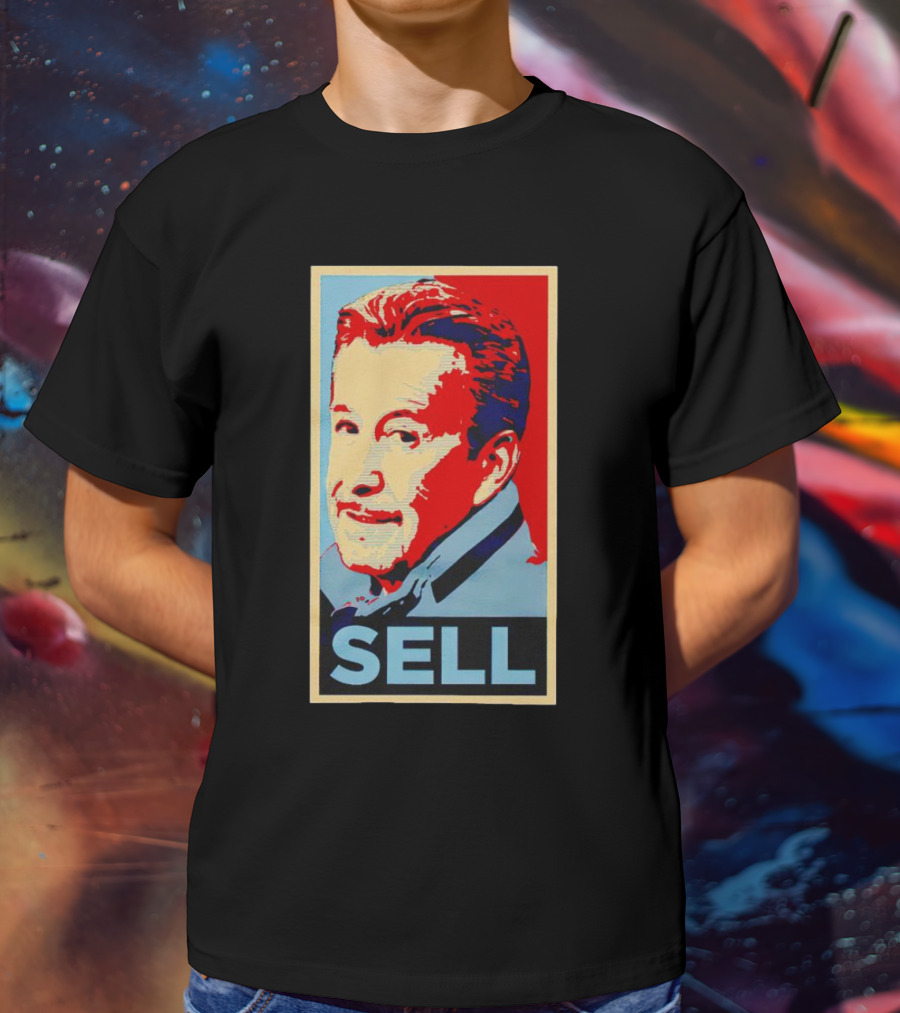 Sell Hope Style Portrait Red Blue Face T-Shirt