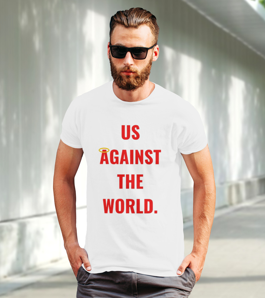 Us Against The World Angel Halo T-Shirt