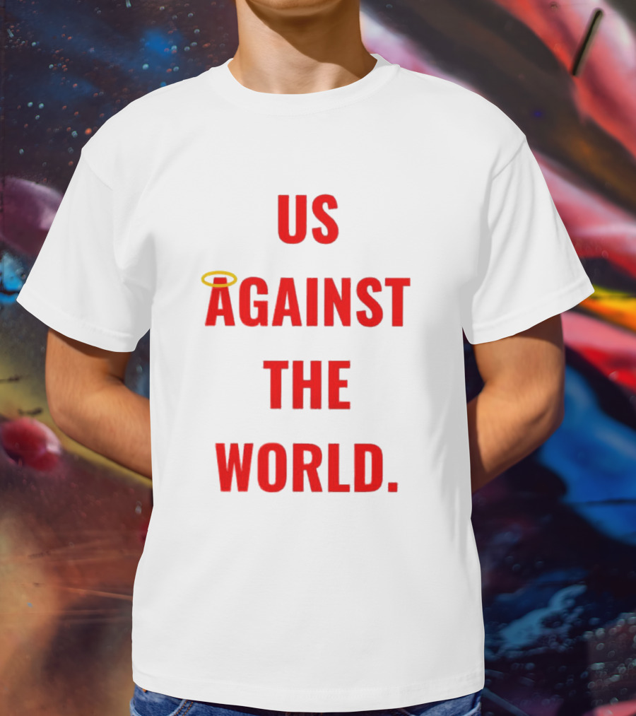 Us Against The World Angel Halo T-Shirt