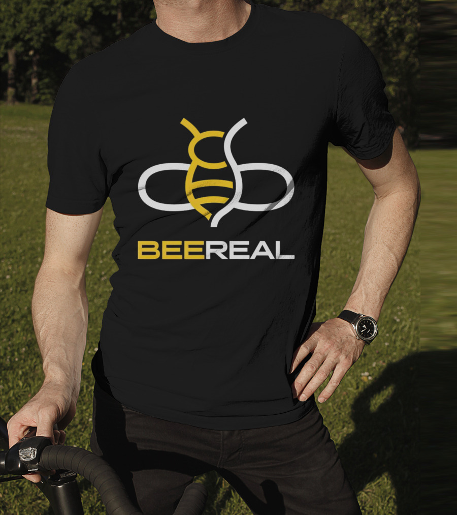 BeeReal Yellow And White Bee T-Shirt