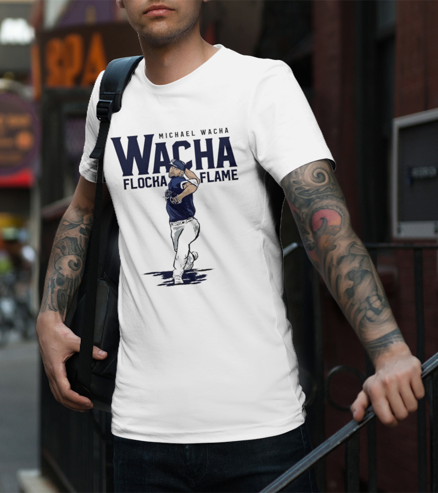 Michael Wacha Flocka Flame Pitching Baseball Kansas City Royals T-Shirt
