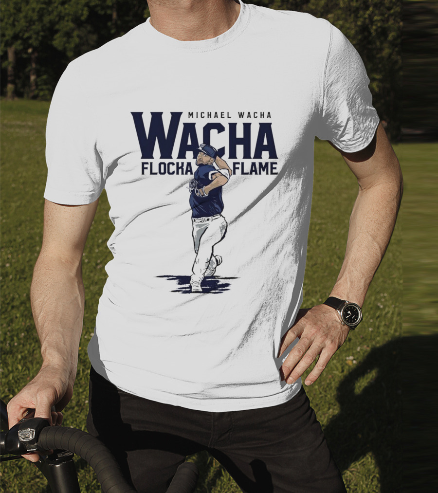 Michael Wacha Flocka Flame Pitching Baseball Kansas City Royals T-Shirt