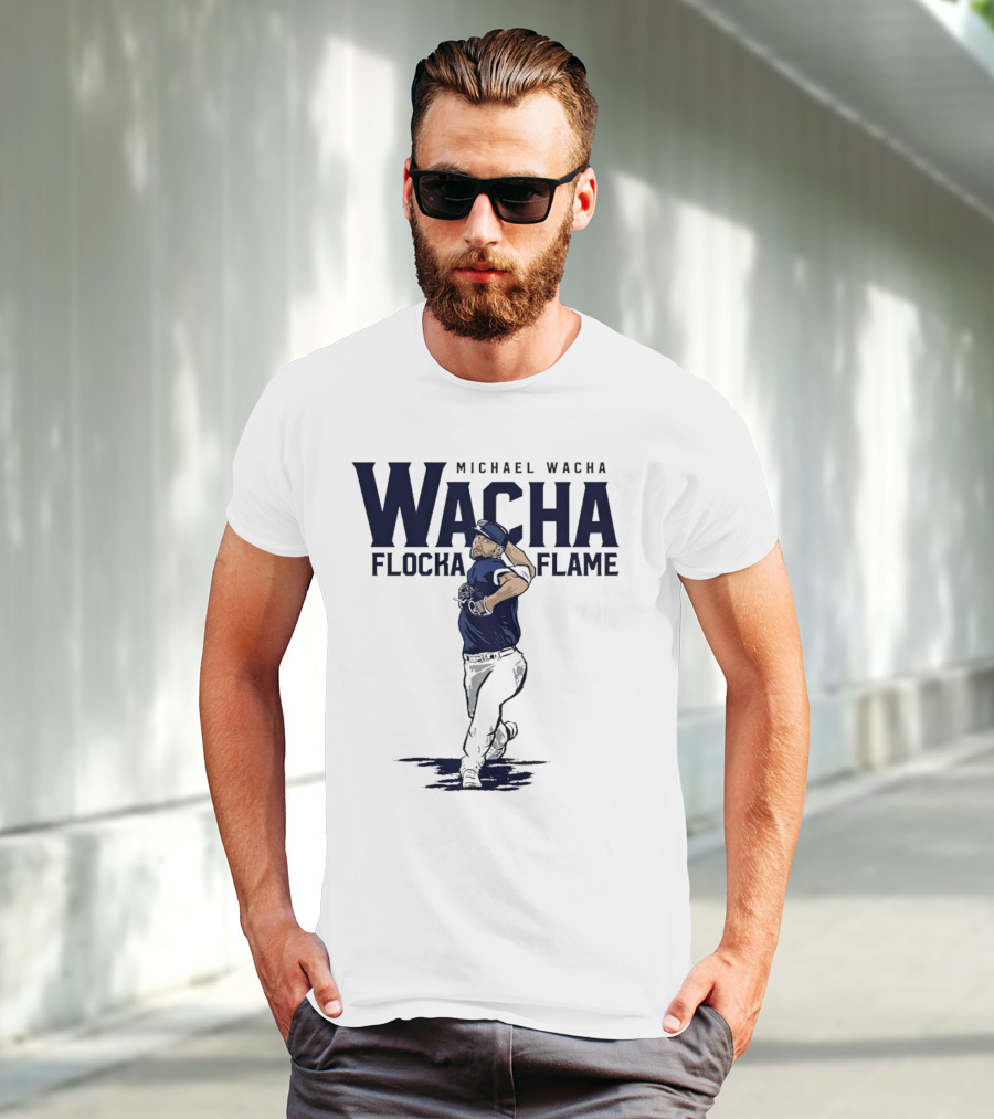 Michael Wacha Flocka Flame Pitching Baseball Kansas City Royals T-Shirt