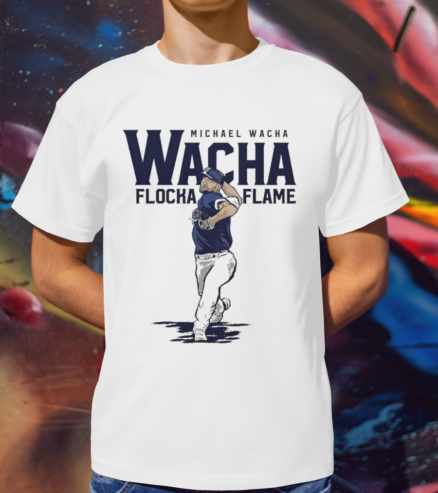 Michael Wacha Flocka Flame Pitching Baseball Kansas City Royals T-Shirt