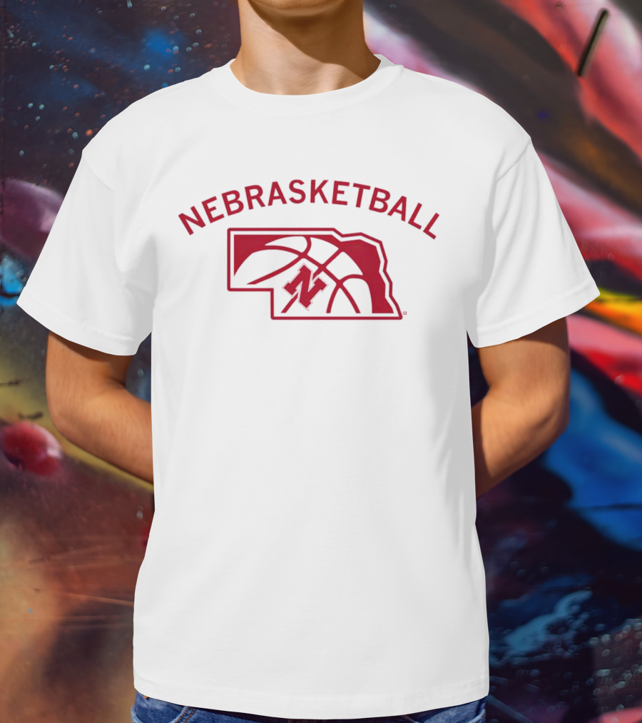Nebraska Cornhuskers Nebrasketball Basketball State T-Shirt