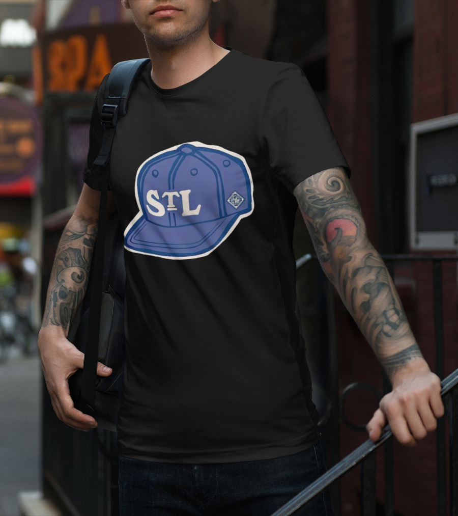 St. Louis Stars STL Negro Leagues Baseball Cap Insignia T-Shirt