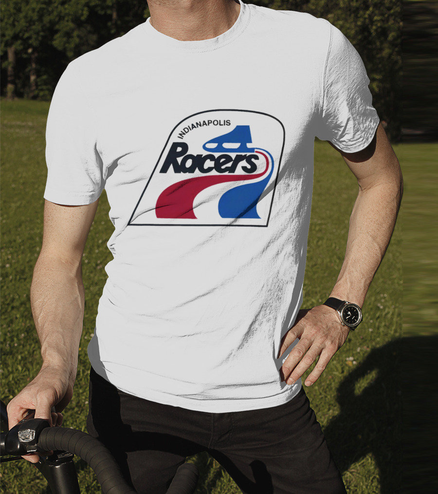 Indianapolis Racers Logo World Hockey Association T-Shirt
