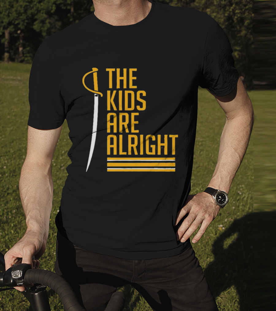 The Kids Are Alright Buffalo Sabres Sword And Stripe T-Shirt