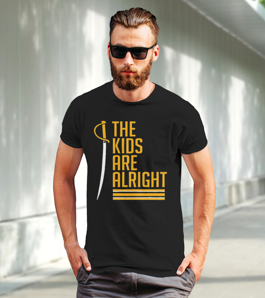 The Kids Are Alright Buffalo Sabres Sword And Stripe T-Shirt