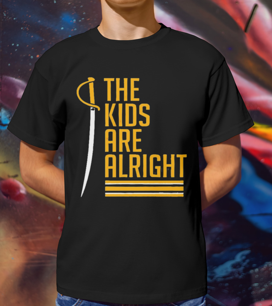 The Kids Are Alright Buffalo Sabres Sword And Stripe T-Shirt