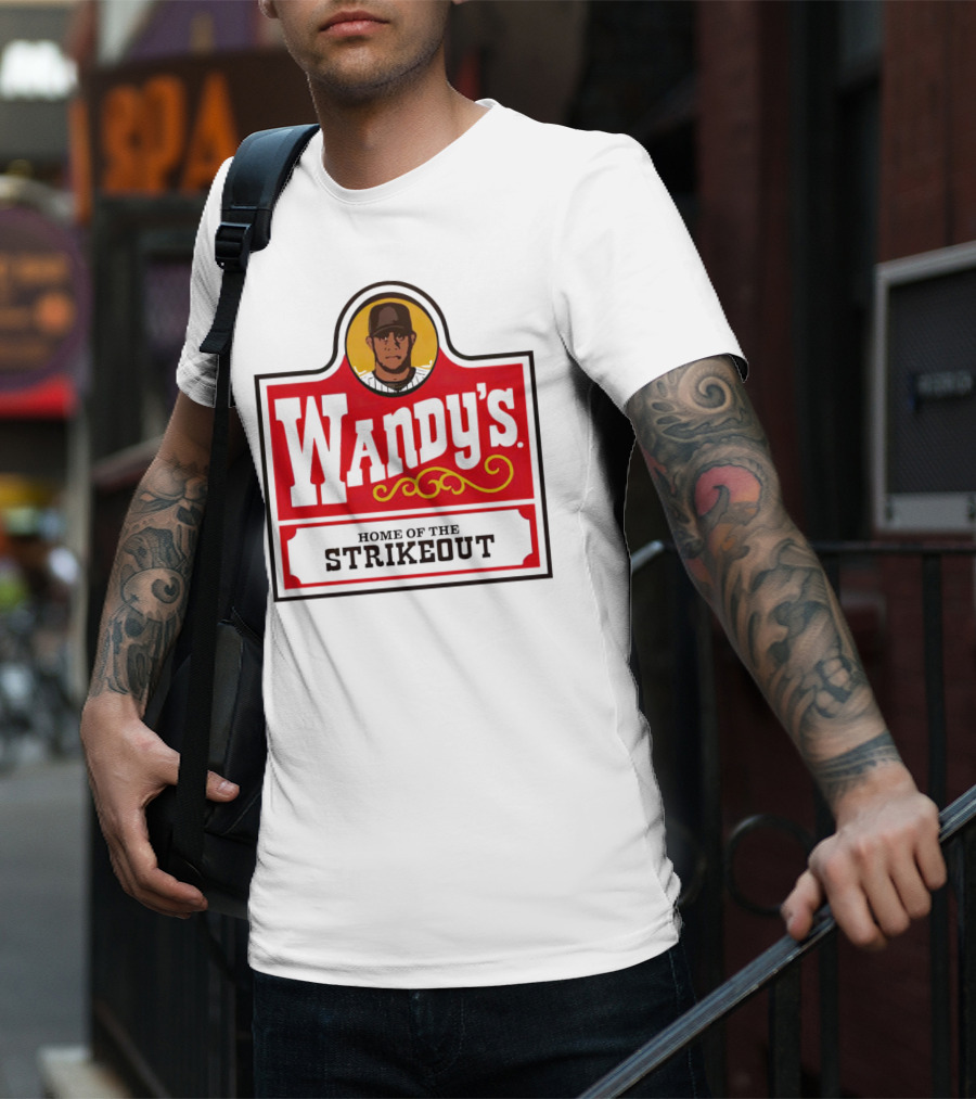 Wandy’s Home Of The Strikeout New York Baseball Classic Pitcher T-Shirt