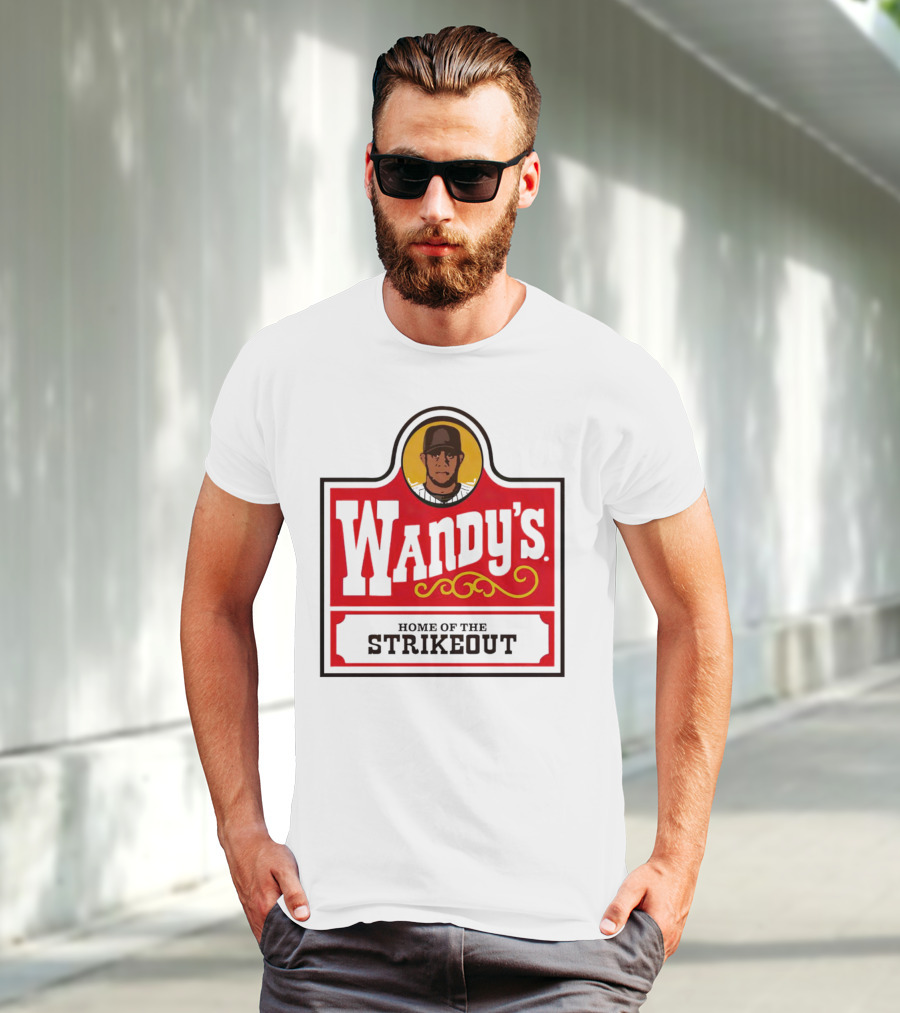 Wandy’s Home Of The Strikeout New York Baseball Classic Pitcher T-Shirt