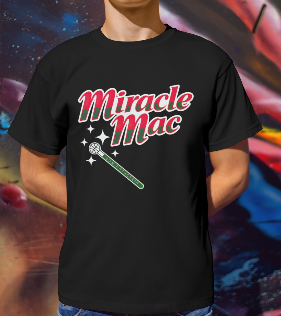 Jon Rothstein Miracle Mac Magic Basketball Stars T-Shirt