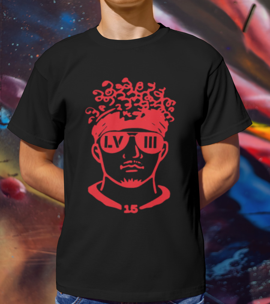 LVIII Patrick Mahomes 15 T-Shirt