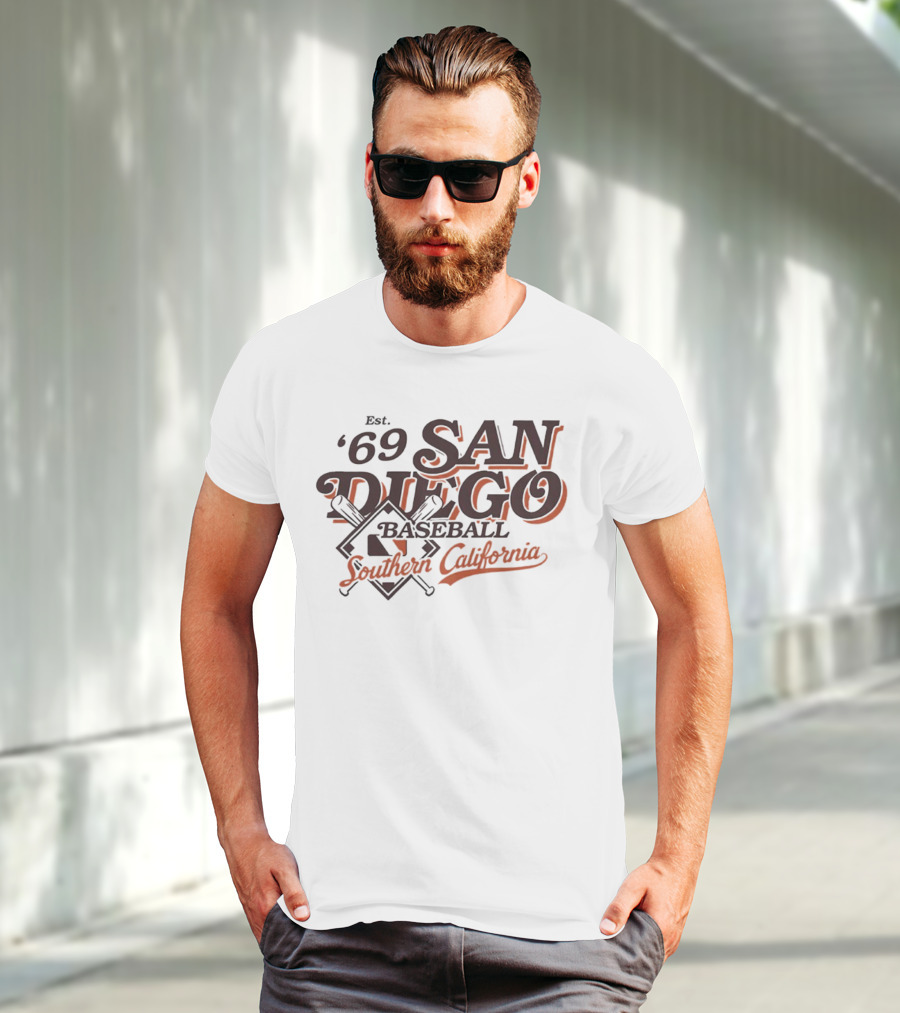 San Diego Baseball Est. '69 Southern California T-Shirt