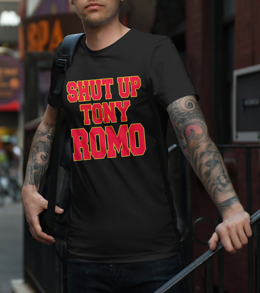Kansas City Chiefs Shut Up Tony Romo T-Shirt