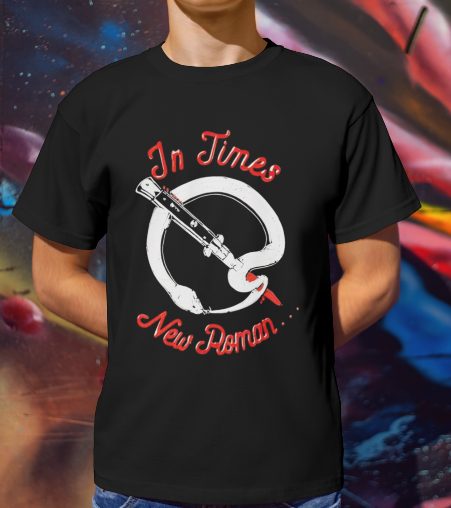 In Times New Roman Q Snake T-Shirt
