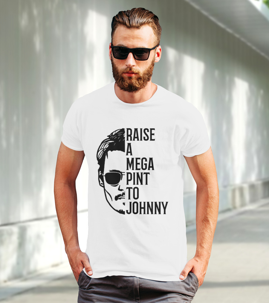 Raise A Mega Pint To Johnny T-Shirt