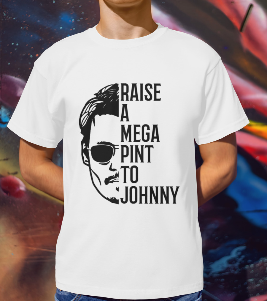Raise A Mega Pint To Johnny T-Shirt