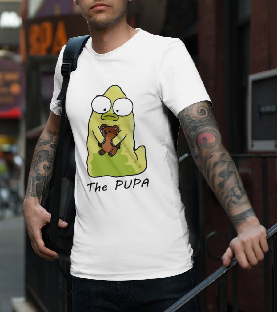 The Pupa Holding Teddy Bear Solar Opposites T-Shirt