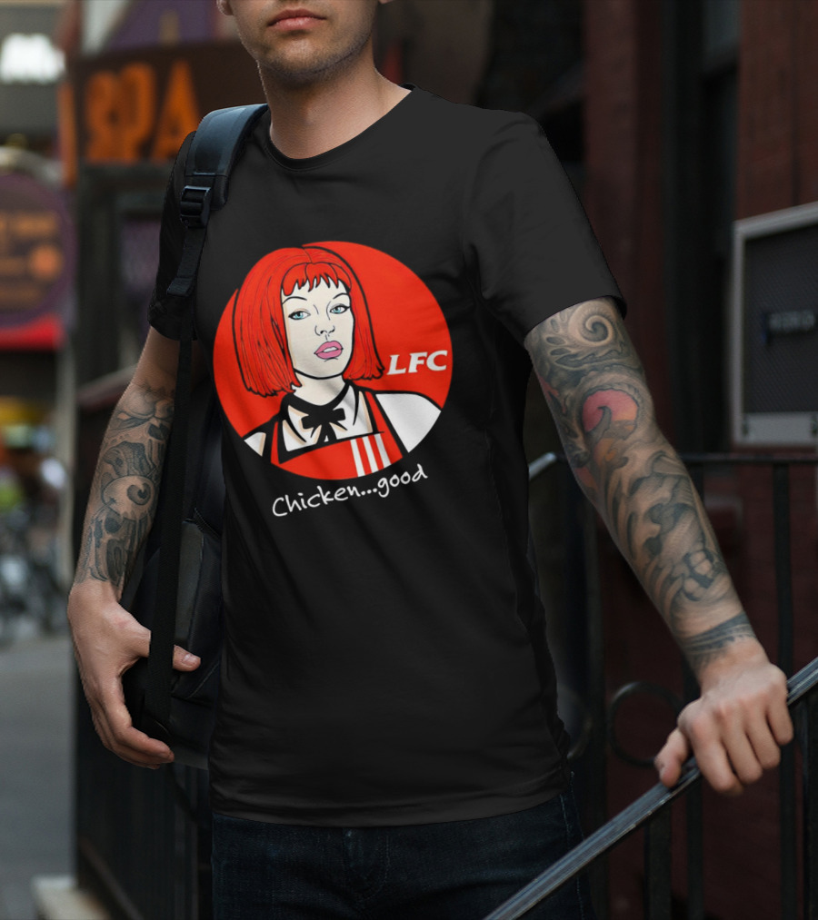 Chicken Good LFC Retro Style Redhead T-Shirt