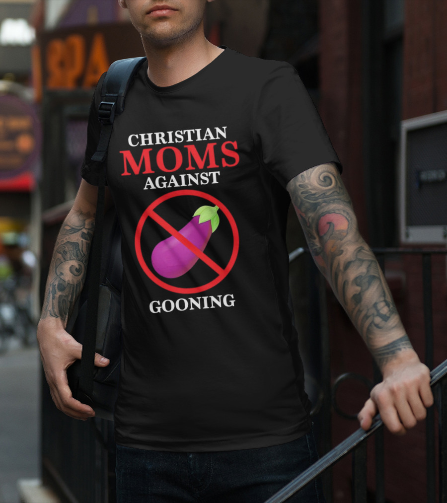 Christian Moms Against Gooning Emoji T-Shirt