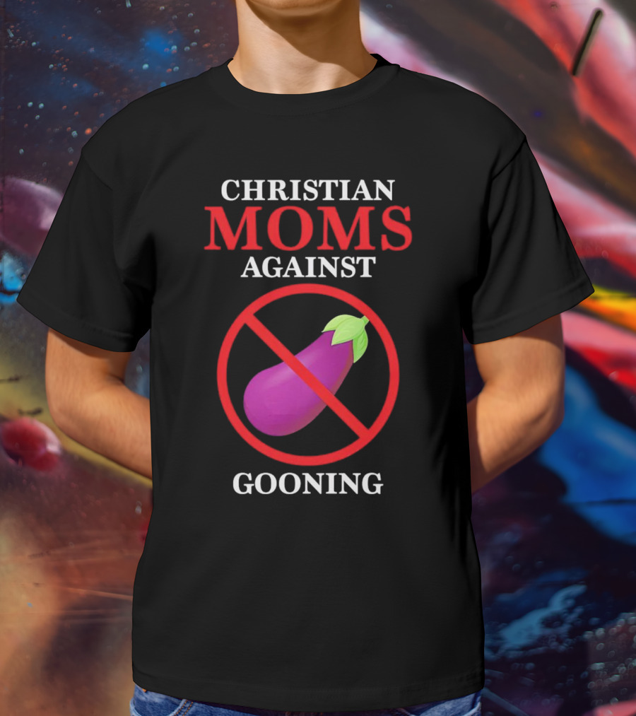 Christian Moms Against Gooning Emoji T-Shirt