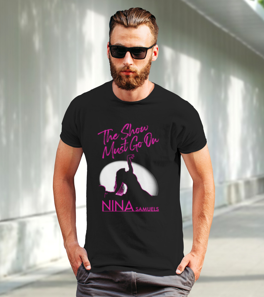 Nina Samuels The Show Must Go On Spotlight T-Shirt
