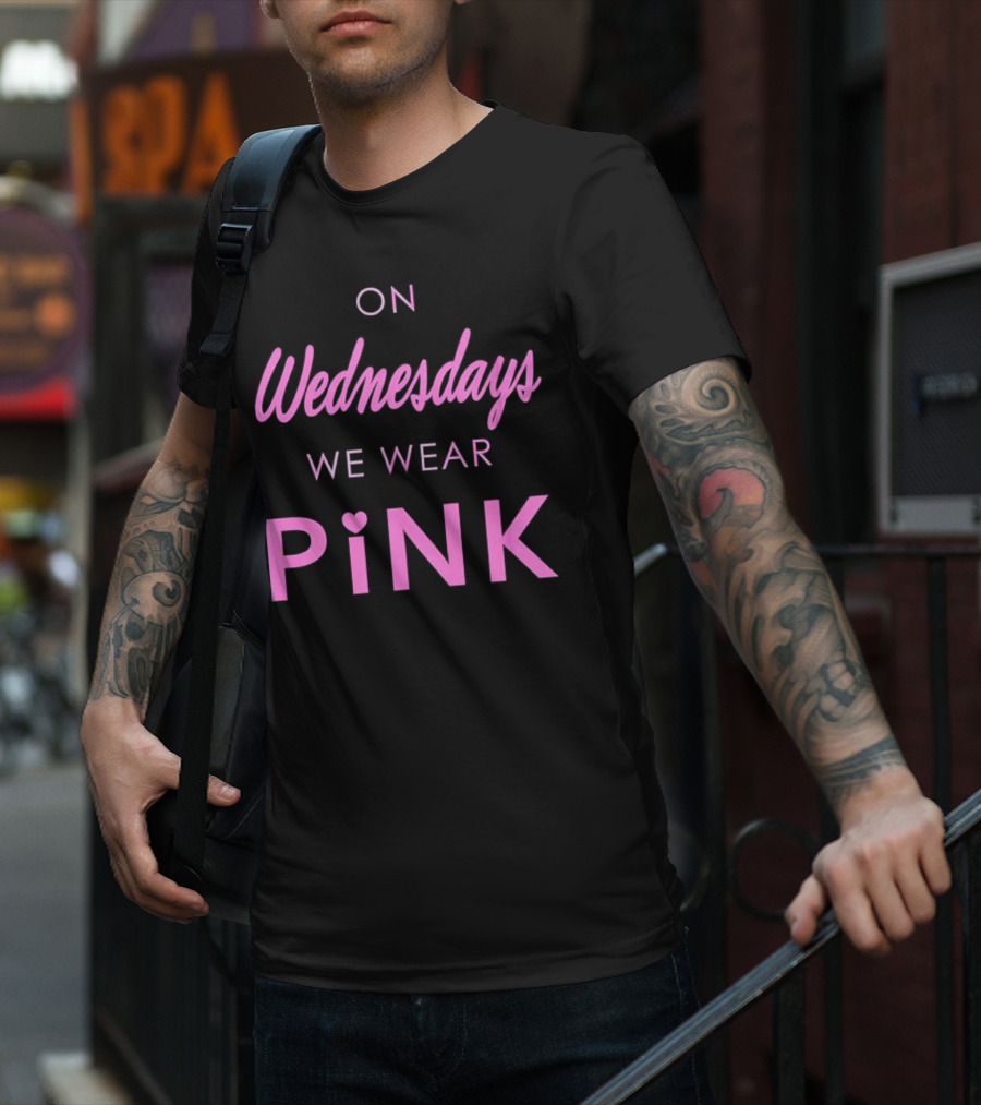 On Wednesdays We Wear Pink Mean Girls Movie T-Shirt