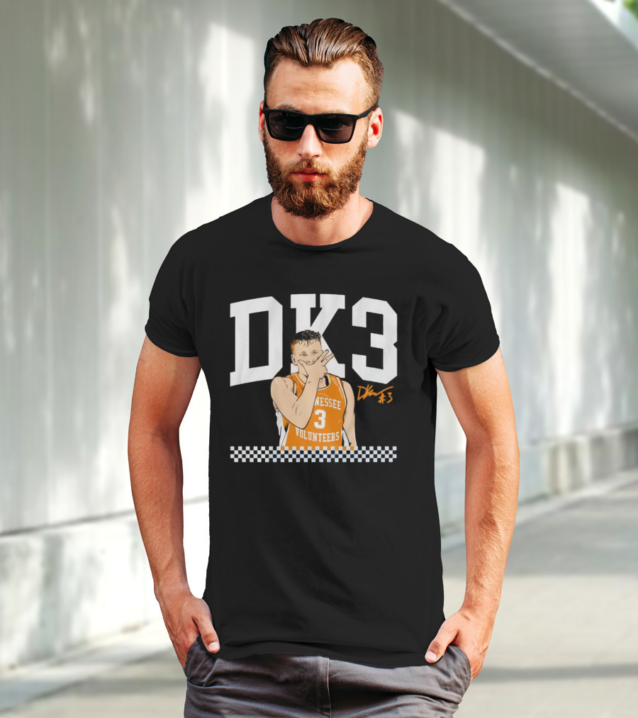 Tennessee Volunteers Basketball DK3 Dalton Knecht #3 T-Shirt