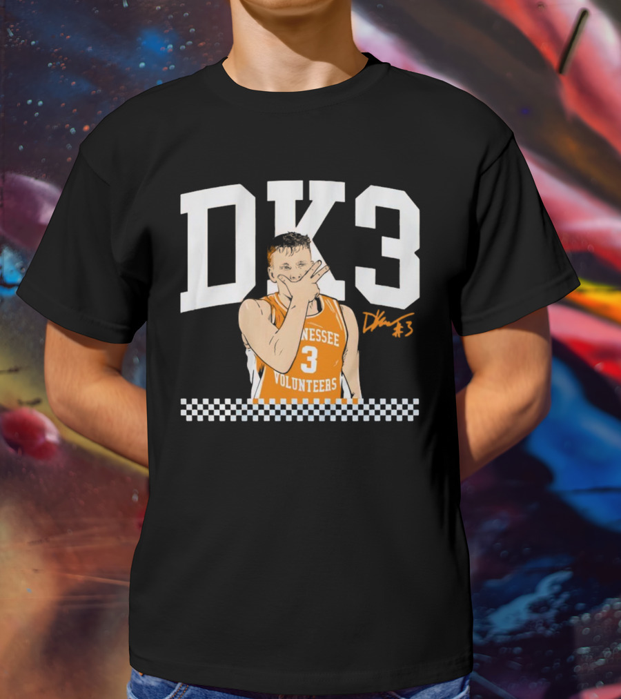 Tennessee Volunteers Basketball DK3 Dalton Knecht #3 T-Shirt
