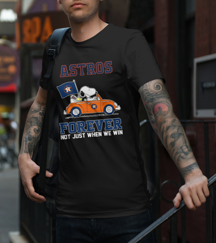 Astros Snoopy Forever Not Just When We Win T-Shirt