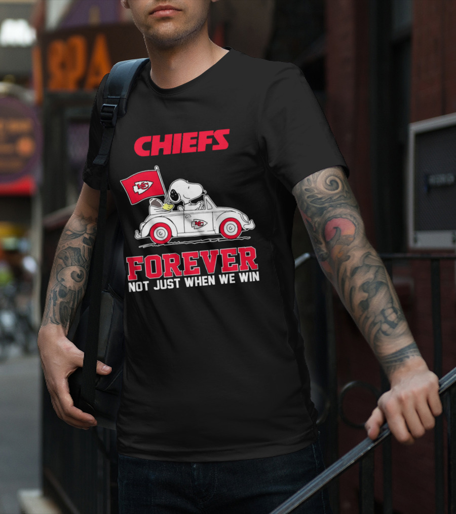 Chiefs Snoopy Forever Not Just When We Win T-Shirt