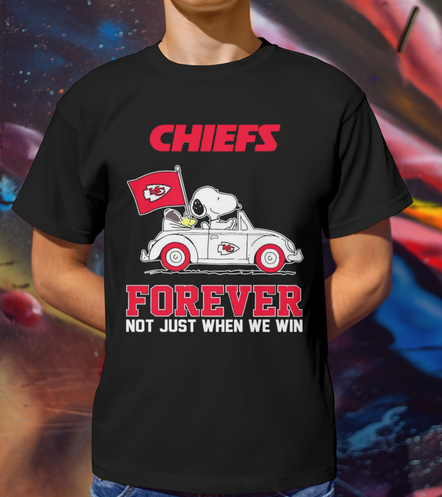Chiefs Snoopy Forever Not Just When We Win T-Shirt