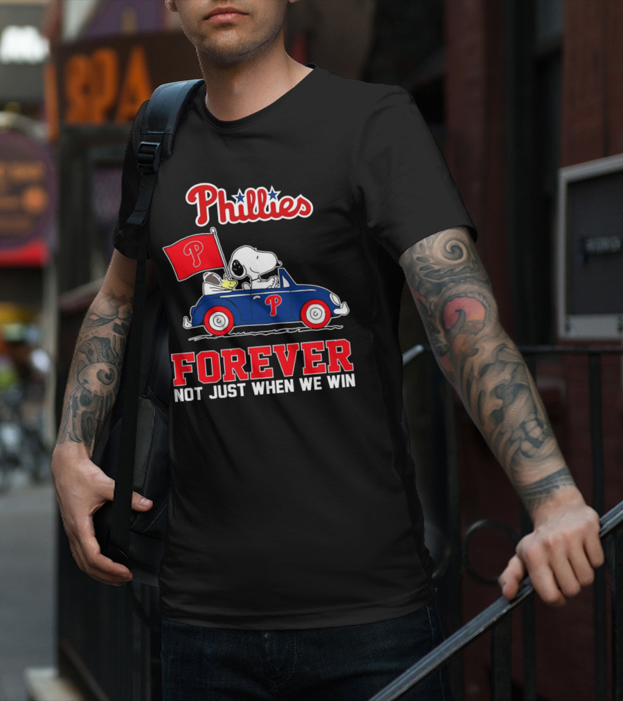 Phillies Snoopy Forever Not Just When We Win T-Shirt