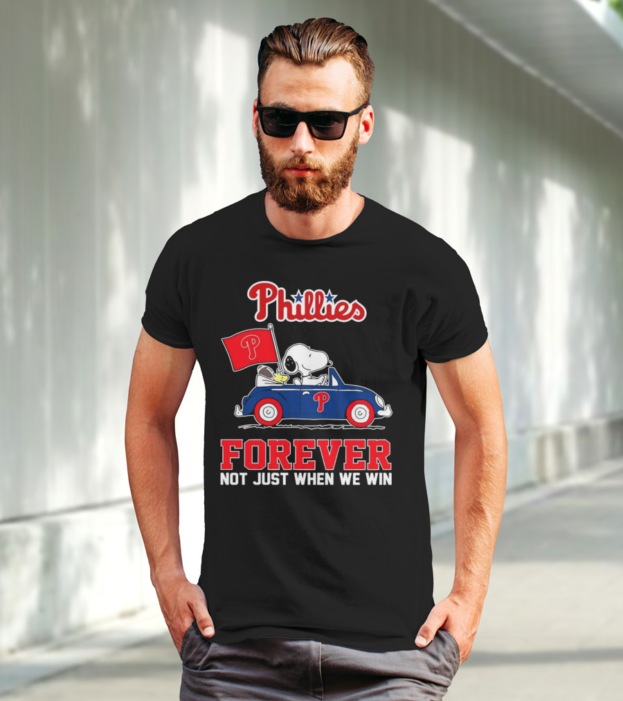Phillies Snoopy Forever Not Just When We Win T-Shirt