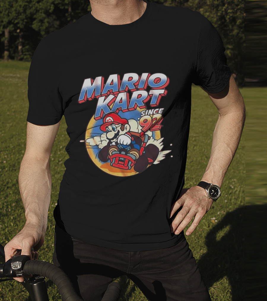 Mario Kart Since 92 Racing Adventure Retro Vibes T-Shirt